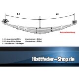 Höherlegungs-Blattfeder Ford Ranger 6 Blatt (99-06)