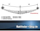 Blattfeder Mercedes Benz 2 Blatt Verstärkt!